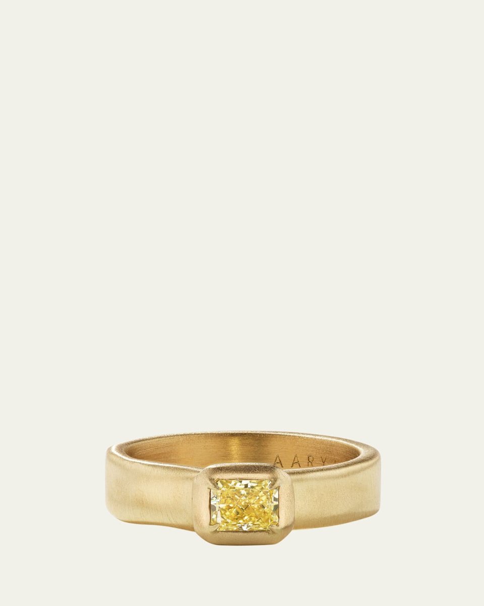 18K Yellow Diamond Nioma Ring